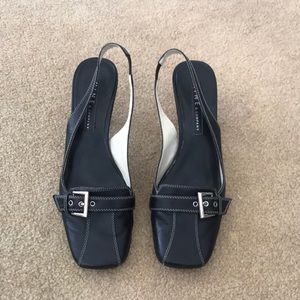 Nine West back sling heal.
